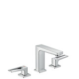 Metropol Low Flow Water Saving Widespread Bathroom Faucet with Drain Assembly