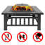 Square Steel Smokeless Fire Pit