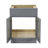 Colton 24" Freestanding Shaker Bathroom Vanity Cabinet with 2 Doors, No Countertop, Ready to Assemble, Smoky Gray-95216788