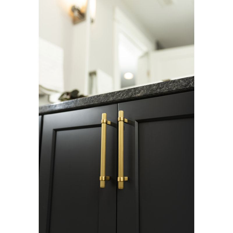 Sinclaire Bar / Handle Pull, Brushed Golden Brass, 12, 0.75