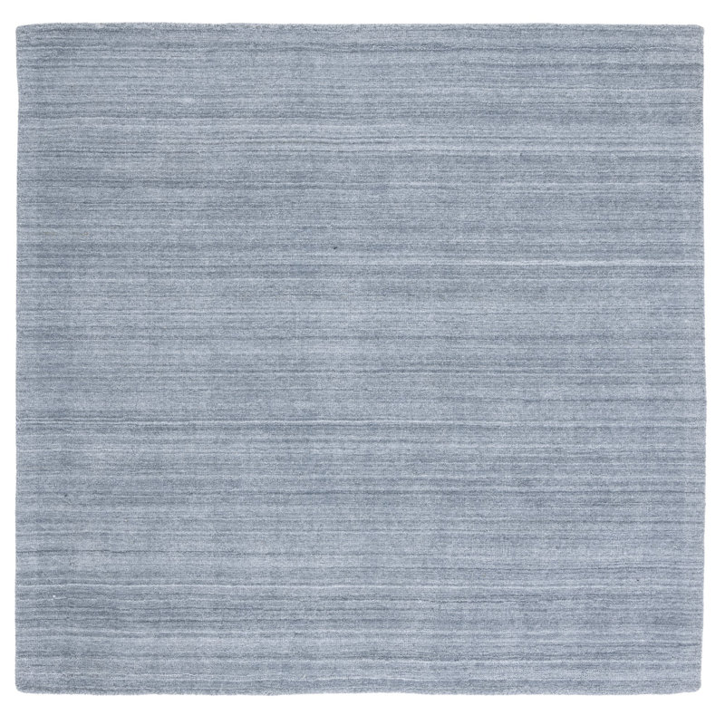 Arikara Hand Loomed Performance Solid Color Rug, Square 6'
