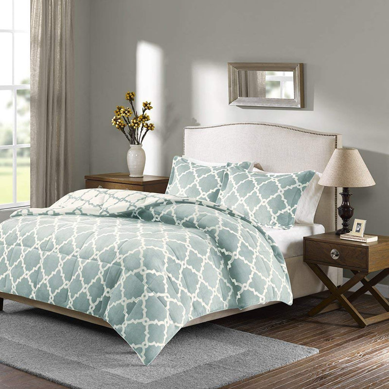 Peyton Reversible Plush Comforter Mini Set