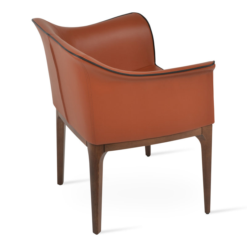 Fauteuil rembourré blanc / gris