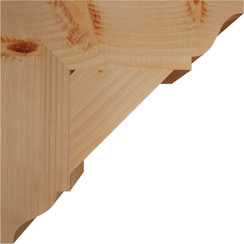 Support traditionnel, Douglas (lisse), H 14 po x l 4 po x P 14 po