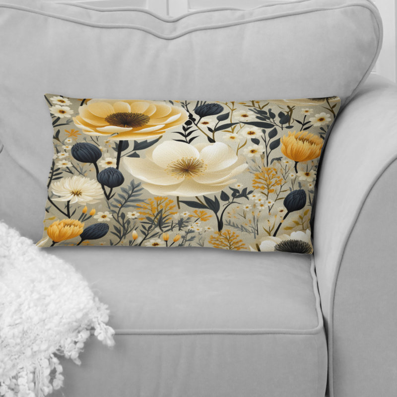 Floral Throw Pillow
