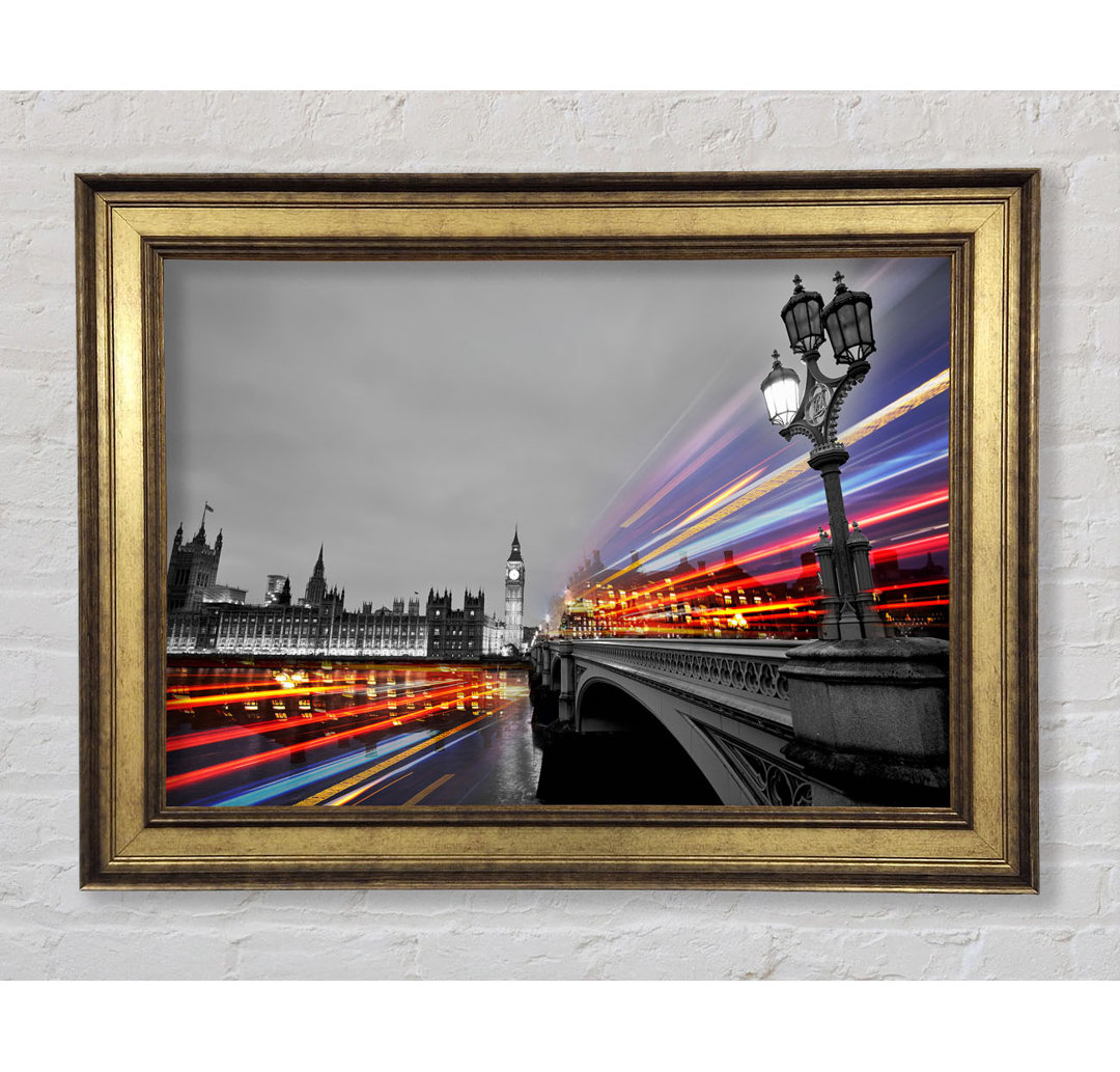 Tower Bridge Speed Of Light 3 - Einzelne Bilderrahmen Kunstdrucke