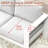 50" All-Weather Aluminum Patio Loveseat With Thick Light Gray Cushions & White Frame-3505690-3505694