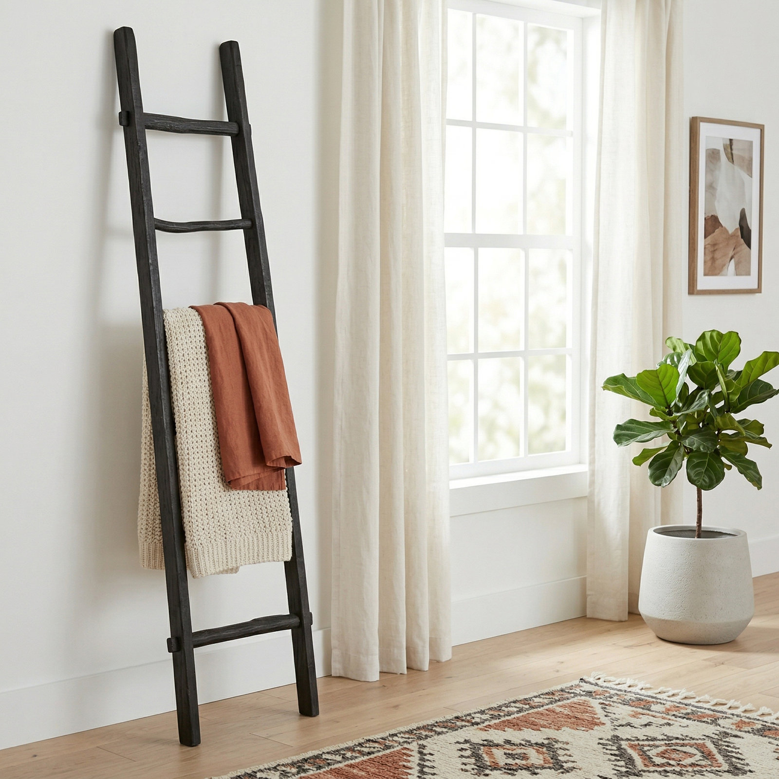 Blanket Ladder, Black