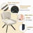 Fabric dining chair  2pc