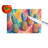 Colorful Pineapples Glass Cutting Board Large