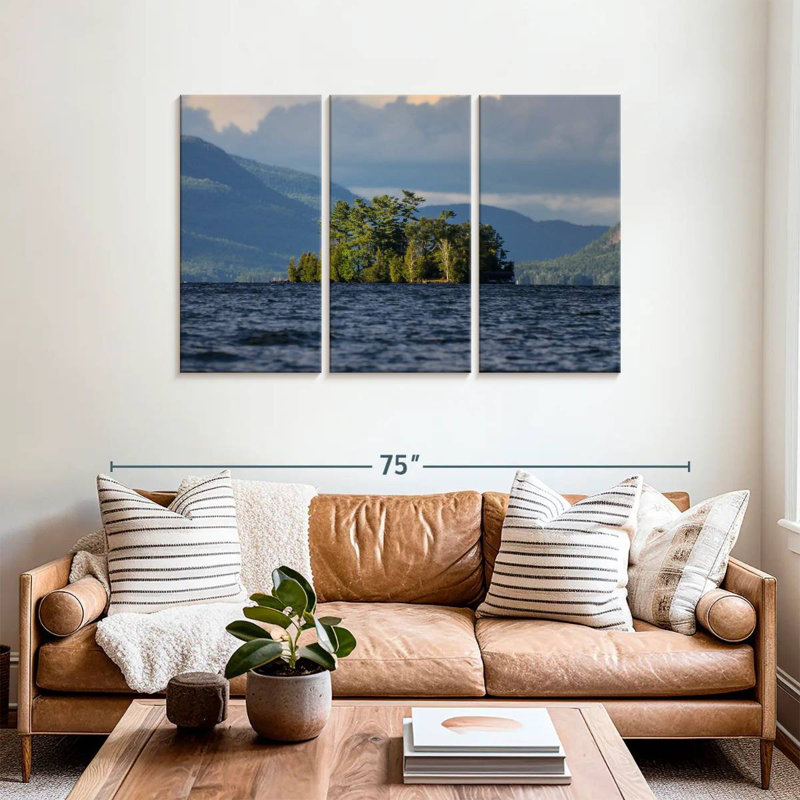 Alvord Lake George Island, 36" H x 57" W
