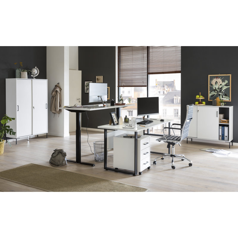 Kadence 194.2cm H x 40.2cm W Standard Bookcase, White
