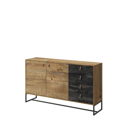Kurstin 153Cm Wide 4 Drawer Sideboard