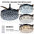 42" Modern Crystal Ceiling Fan With Led Light