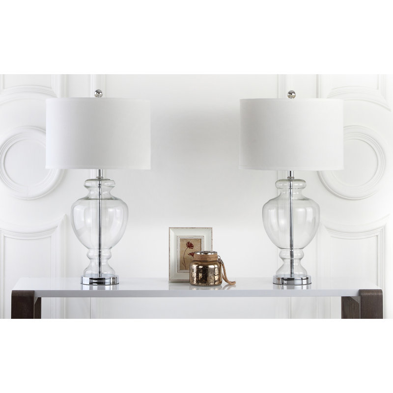 Tiverton Glass Table Lamp, Clear