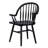 Hughes 24" Wide Windsor Solid Wood Dining Chairs With Armrests-125524742
