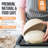 Banneton Bread Proofing Basket Set - 2X Round 9 Inch Baskets Sourdough Bread Baking Supplies Sour Dough Scoring Tool - Proofing Bowls For Sourdough Bread Making Tools