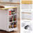 53-Inch Large White Kitchen Island With Drop Leaf, Power Outlet, Storage Rack, And Rolling Cart On 5 Wheels, For Kitchen Or Dining Room | Gift Idea-836874563