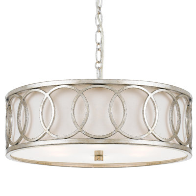Luminaire tambour suspendu 6 lumières Savino