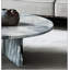 Table basse en marbre véritable bleu-gris véritable, compacte et élégante pour les espaces de vie modernes-795353063-795353061