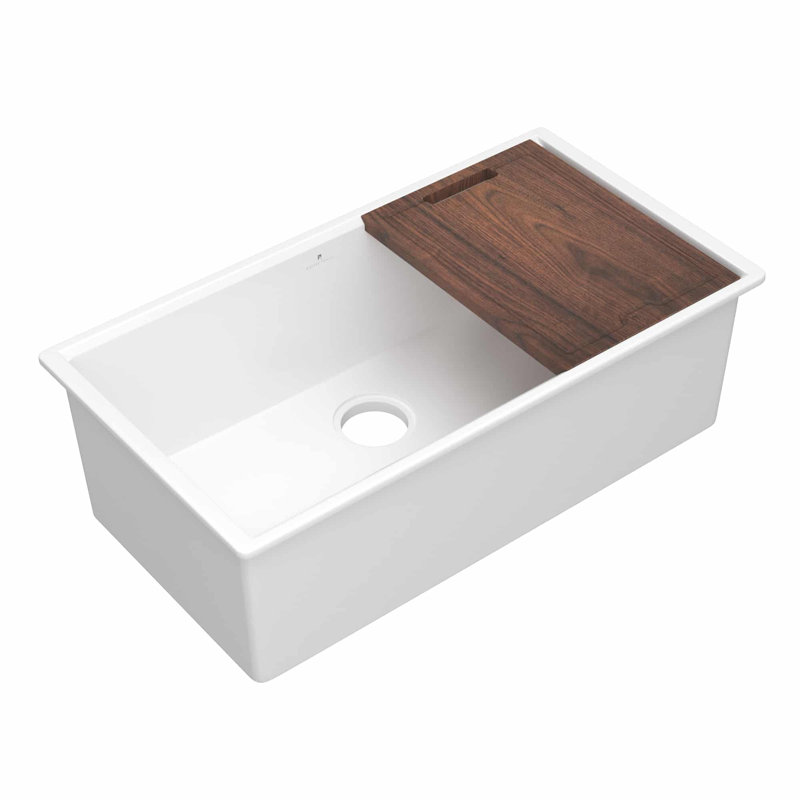 Haven Concierge 33 in White with Cutting Board
