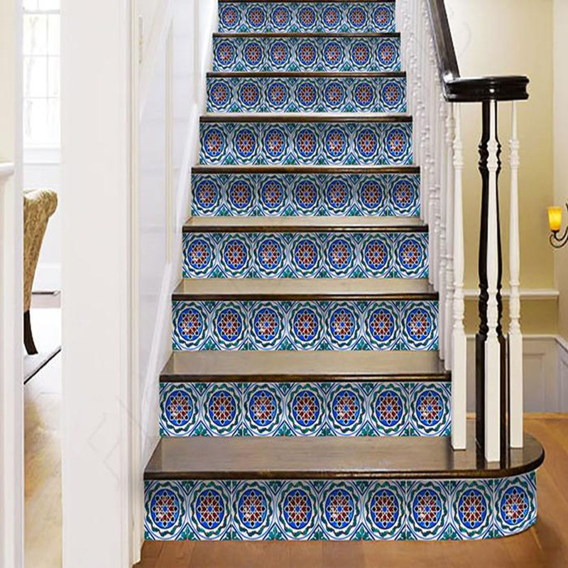Carreau de mosaïque en vinyle Augustine, H 5 po x l 5 po x P 0,1 po