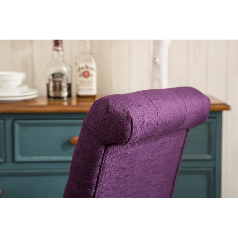 Chaise de salle à manger Parsons, Mauve