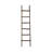 Rustic 6ft Tall Blanket Ladder, Decorative Freestanding Ladder For Storage - 19" x 2" x 76"-23835254