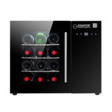 12 Bottles Countertop Wine Refrigerator Black Touch Control 110V