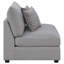 Chaise d'appoint rembourrée en tissu avec coussins