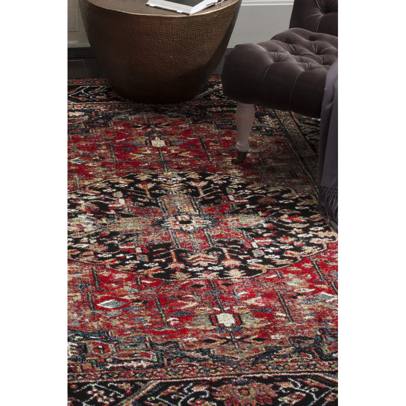 Wilber Oriental Area Rug, Rectangle 61 x 91 cm