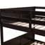 Lit superposé double au-dessus d'un lit gigogne simple - Lit gigogne en bois massif esthétique et fonctionnel-326246226