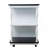 Rolling Kitchen Island With Shelf W/ Storage