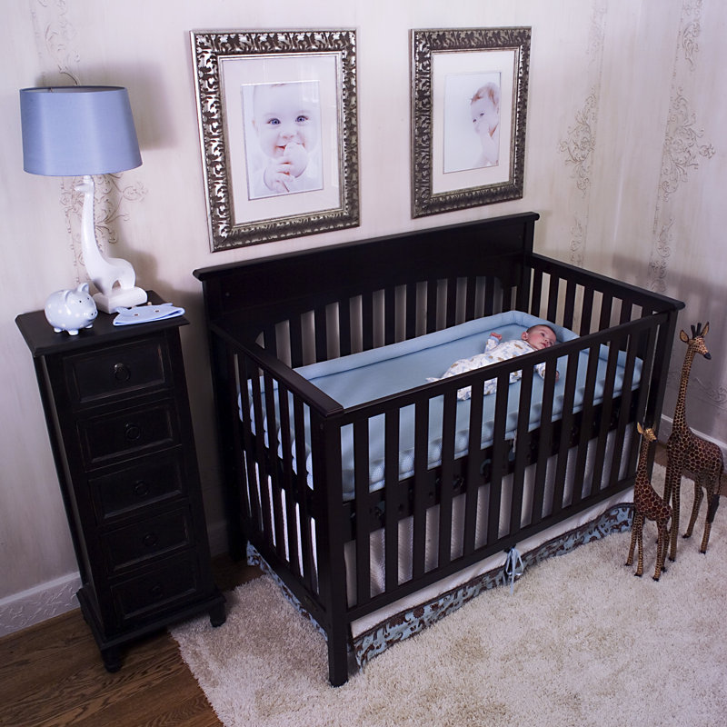 Contemporary Curves Crib Mattress Base with Sleep Surface
