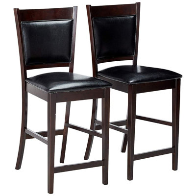 Strongsville Vinyl Padded Seat and Back Bar Stool