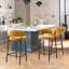 Tabouret de bar et de comptoir rembourré avec structure en métal-850152706-852999532