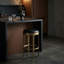 Prince Upholstered Stool with Metal Frame-48367389