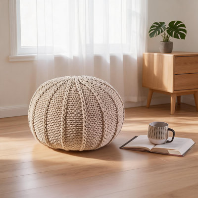 POUF TRICOTÉ