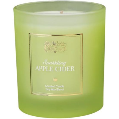 Old World Christmas Soy Wax Blend Candle, Sparkling Apple Cider, 8oz