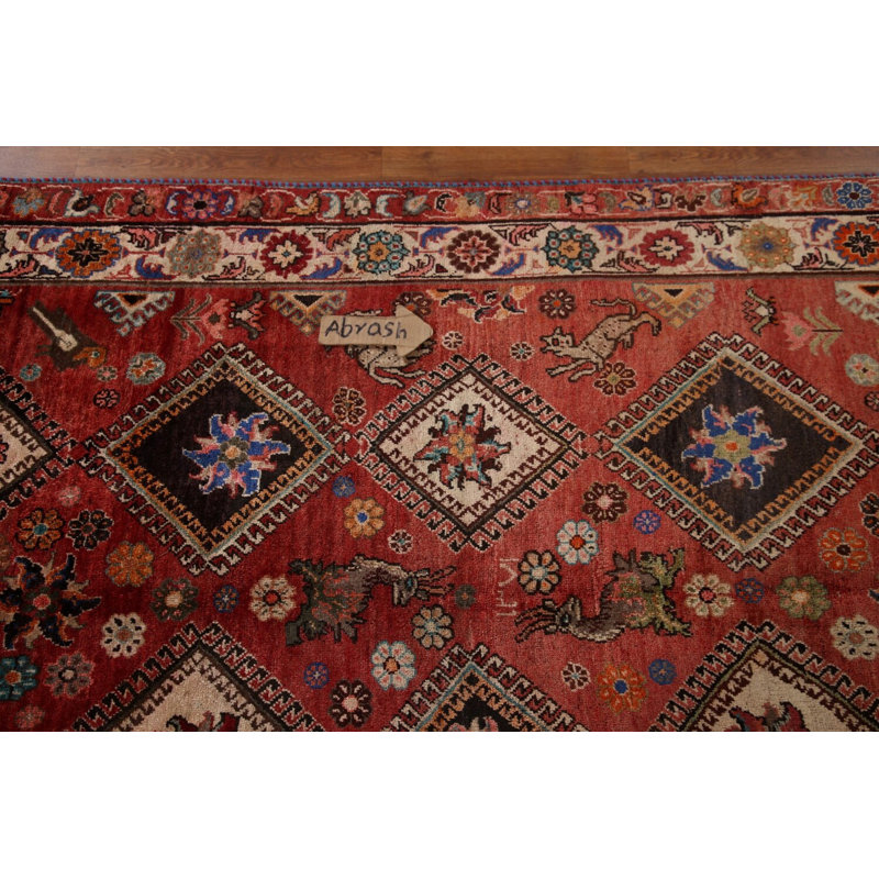 Tapis traditionnel à motif animalier 5 x 8