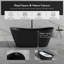 Baignoire de trempage autoportante noire en acrylique 66,5 "x 31,5" avec trop-plein et bonde escamotable pour salle de bain MonBlari-127381456-132934573
