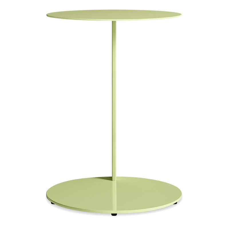 Note End Table, 21.8" H x 16" W x 16" D, Celery