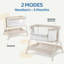 Bedside Cot with Mattress-2124872119
