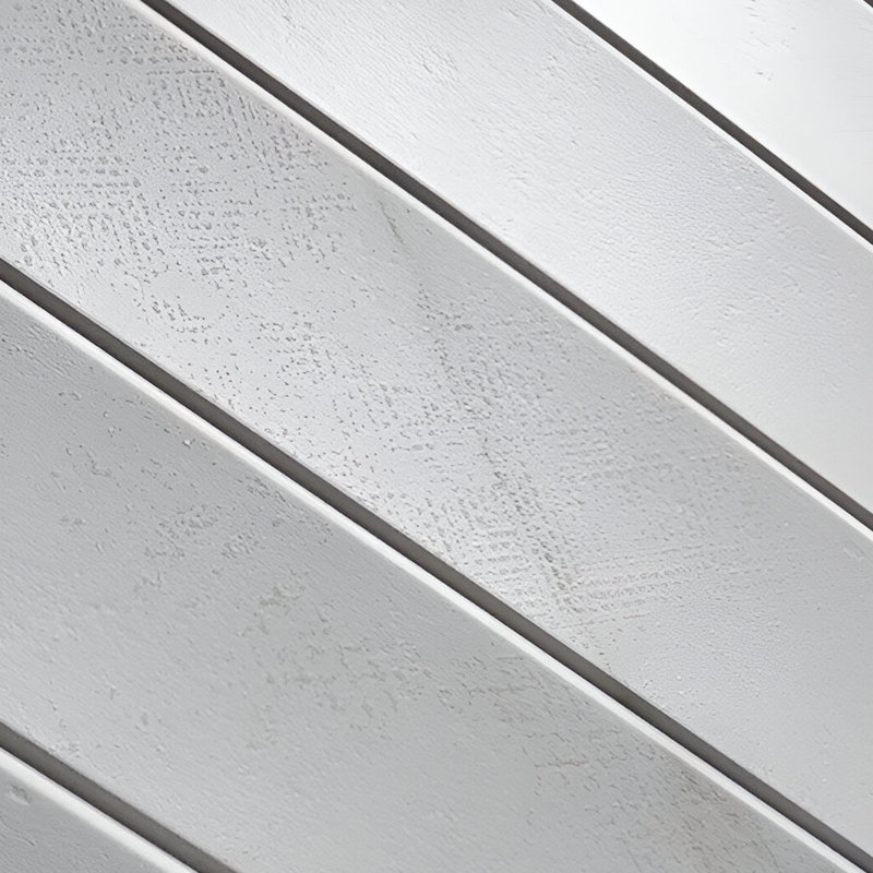 Strata 16 po x 48 po Carreau de céramique grand format blanc mat et gris mat (15,5 pieds carrés / caisse) - paquet de 3