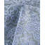 Tapis noué à la main de conception unique Ikat - bleu, 8 pi 0 po x 10 pi 2 po