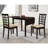 Rectangular 52-Inch Extension Dining Table, Cappuccino