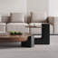 Table basse ronde et table d'appoint