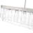 Hoisington 6-Light Linear Pendant with Hammered Water Glass-523221563
