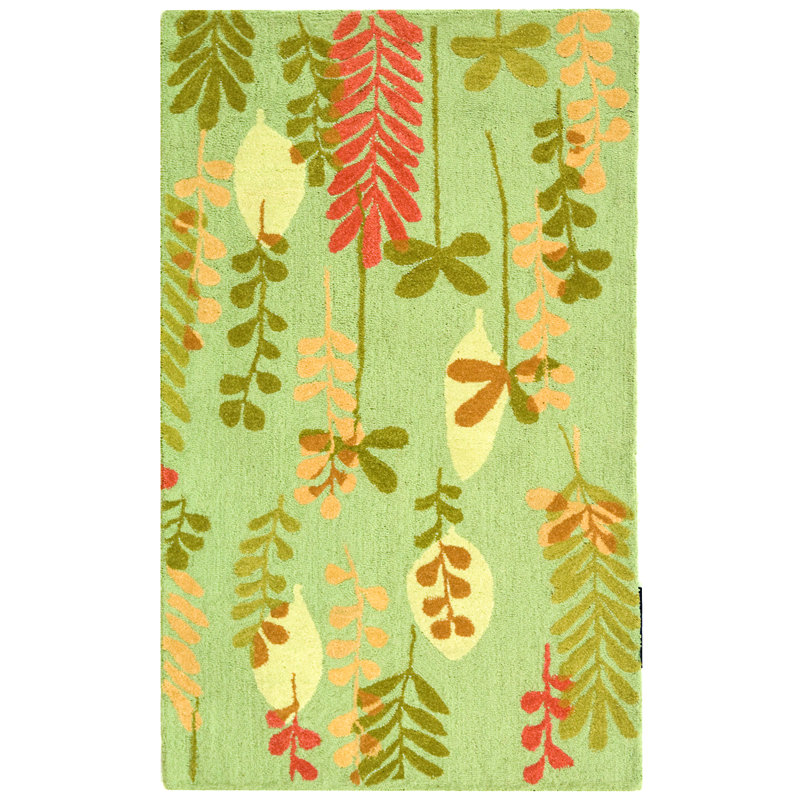 Berkley Hand Hooked Thick Wool Pile Rug, Rectangle 2'9" x 4'9"