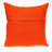 Parkland Collection Transitional Solid Orange Square 16" x 16" Pillow-73363706-73363703